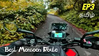 Valparai to Athirapally Forest Route  - Bike Ride 😍 | Be Careful Of Elephants 😱 EP3