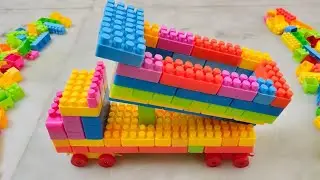 Satisfying DIY Big Truck/ASMR building blocks/block game/lego building fun #asmr#buildingblocks