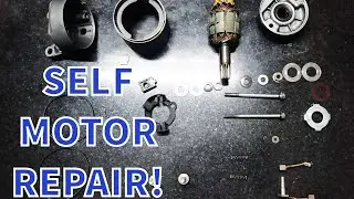 Honda Self-Starter #motor repair & Brush Replacement (Part 2) 