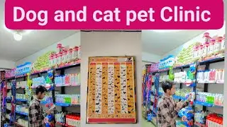 #video ❤️ll Dog and cat ka pet Clinic❤️ll डॉग और कैट का पेट शॉप #pet #dogpets #catshorts #petlovers