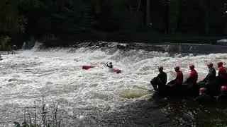 Liffey Descent 2021 Straffan weir, 