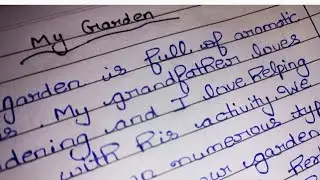 My Garden 🏡 🏡 Essay in English | Essay on My Garden in English | Paragraph My Garden || @Ayush44100