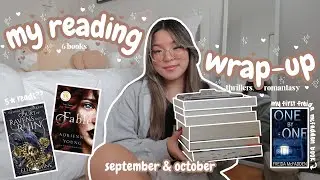 my september/october reading wrap-up 🔦🕯️🏕️ thrillers, romantasy, pirate romance