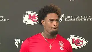 Chiefs' offensive tackle Josh Simmons' on staying in communication with team and support from tea...