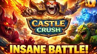 INSANE Castle Crush Battles! Epic Cards vs Epic Decks 😱🔥