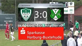 Die Highlights der Partie SG Estetal vs. TVM Meckelfeld (3:0) v. 22.08.25
