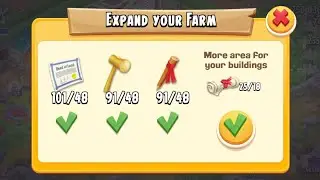 Hay Day Expand Yor Farm And Gameplay Level 208 #hayday#farming #games #trending 