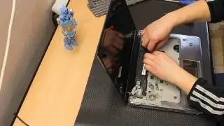 hp Pavilion dv5 disassembly [no audio].