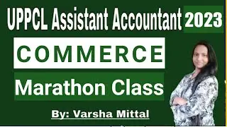 UPPCL Marathon // UPPCL Assistant Accountant 2022-23 || Commerce (Accounting) Questions 2022-23