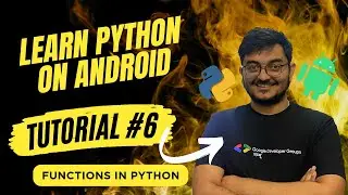 Functions -1 (Defining and calling) |  Learning Python In Android