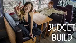 How we Built an RV Dining Booth using 2 Sheets of Plywood | Turns into Bed | RV, Van, Skoolie