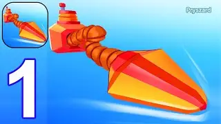 Merge Hooks - Gameplay Walkthrough Part 1 Tutorial All Levels 1-20 Pull Cars (iOS, Android)