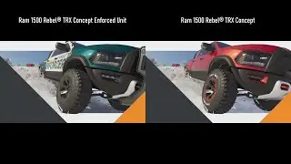 The Crew 2: Ram 1500 Rebel&reg; TRX Concept vs Ford F-150 SVT RAPTOR EVO1 Enforcer Unit