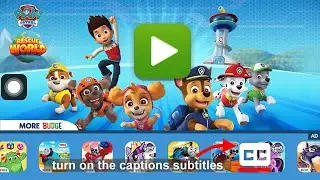Paw Patrol Rescue World ios | official | Budge Studios | marshall | trailer | download | rocky