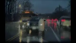 Wrong-way driver nearly colliding with another car on Staten Island