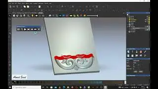 برمجة وتكويد رسمة ثري دي علي برنامج أرت كام 2018 Artcam