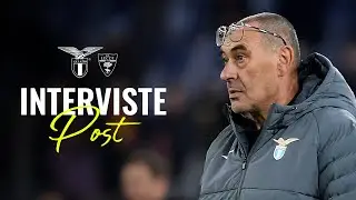 🗣️ LE INTERVISTE A MISTER SARRI, PROVEDEL, PATRIC E NOSLIN | LAZIO-LECCE 2-0