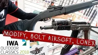 IWA 2018. GBB дробовик от Modify, Blow Back AK от BOLT Airsoft, EBB АК от Lonex