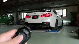 BMW G30 540i ＋ Fi Exhaust (Catbypass & Valvetronic Style)