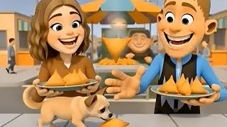Roki & Musfi Funny Street Snack Chaos 😂 | Real Life Comedy Story #viral #funnycartoon #