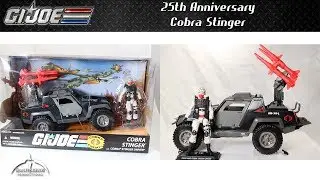 GI Joe 25th Anniversary Cobra Stinger Unboxing and Review