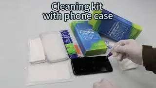 Phone cleaning kit with phone case
