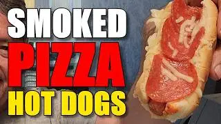 Pizza HOT DOGS in the Pellet Grill Easy & Epic Cookout Recipe!