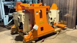 Demo machine seed cleaner Olis PSO-50+ KAO-0,6 rear light impurities separation center in action.