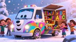 Learn ABCs on Polar Van 🚐❄️ | Alphabet Song for Kids | Fun Learning Adventure