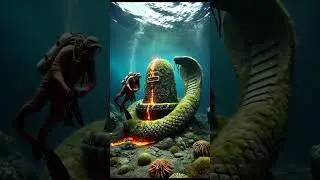 Sacred Shiva Lingam Undersea Volcano Drama! 🌋 #lordshiva #oldest #volcano #ai #shivaling #god #ocean