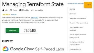 Managing Terraform State | GSP752 | Terraform on Google Cloud | QUICK-GCP-LAB | 2024 