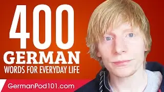400 German Words for Everyday Life - Basic Vocabulary #20