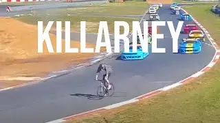 Killarney Race Track - Bicycle joins the parade