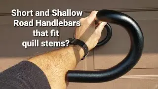 Two Modern Shaped Road Bike Handlebar Options To Fit Quill Stems
