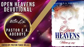 OPEN HEAVENS DEVOTIONAL: JANUARY 11, 2026. TOPIC: WHAT IS MAN?—Part 1. BY PASTOR E.A. ADEBOYE.