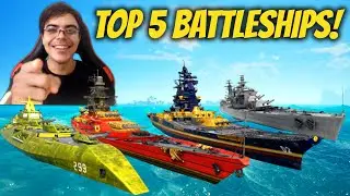Топ-5 лучших линкоров в Modern Warships после обновления баланса.