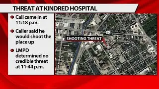 Kindred Hospital resumes normal operations after shooting threat