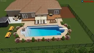 BACKYARD AND CUSTOM POOL DESIGN FOR THE FROMMELT FAMILY- WOODLAND CA