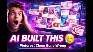 Lovable Alternative | Building a Pinterest Clone with AI (App Builder Gone Wrong) | Code with AI