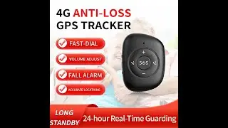 GPS Tracker for Adults and Elder with alzheimer with SOS alarm Voice Monitoring and Speaking