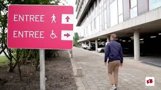 New main entrance to Hogeschool Rotterdam Kralingse Zoom