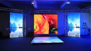 Showroom on LED Screen P3.9,P5.95 and LED Video Dance Floor