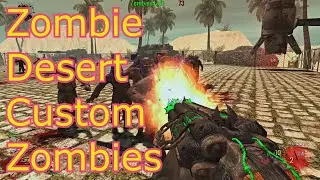 WaW Custom Zombies / Classic Maps: Zombie Desert + Upgraded Blundergat / 100,000 Buyable Ending!