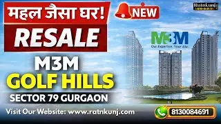 M3M Golf Hills |☎️8130084691 For Construction Update | 2.5, 3.5, 3.5, 4.5 BHK | Sector 79, Gurugram
