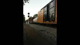 Train coming down the tracks