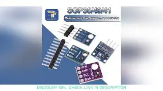 SGP41 SGP30 SGP40 Medi&ccedil;&atilde;o Ar G&aacute;s Sensor I2C Multi-pixel TVOC/eCO2 Formalde&iacute;do Detector De Di&oacute;xido De