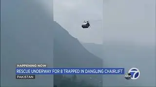 Crews try to save kids trapped 900 feet in air in broken chairlift