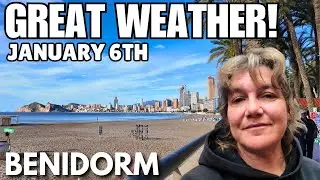 Benidorm: Great Weather is BACK! 🌞 Busy Poniente Beach & Old Town!