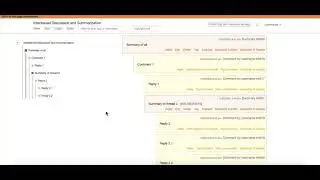 A System for Interleaving Discussion and Summarization in Collaborative Document Writing