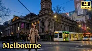 Melbourne EVENING OR NIGHT Walks are Stunning 4K